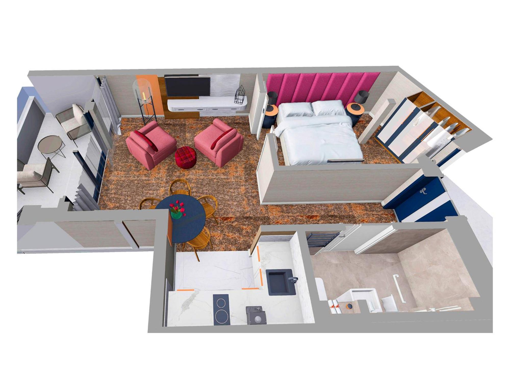 Boulevard Boutique Suites Леба Экстерьер фото