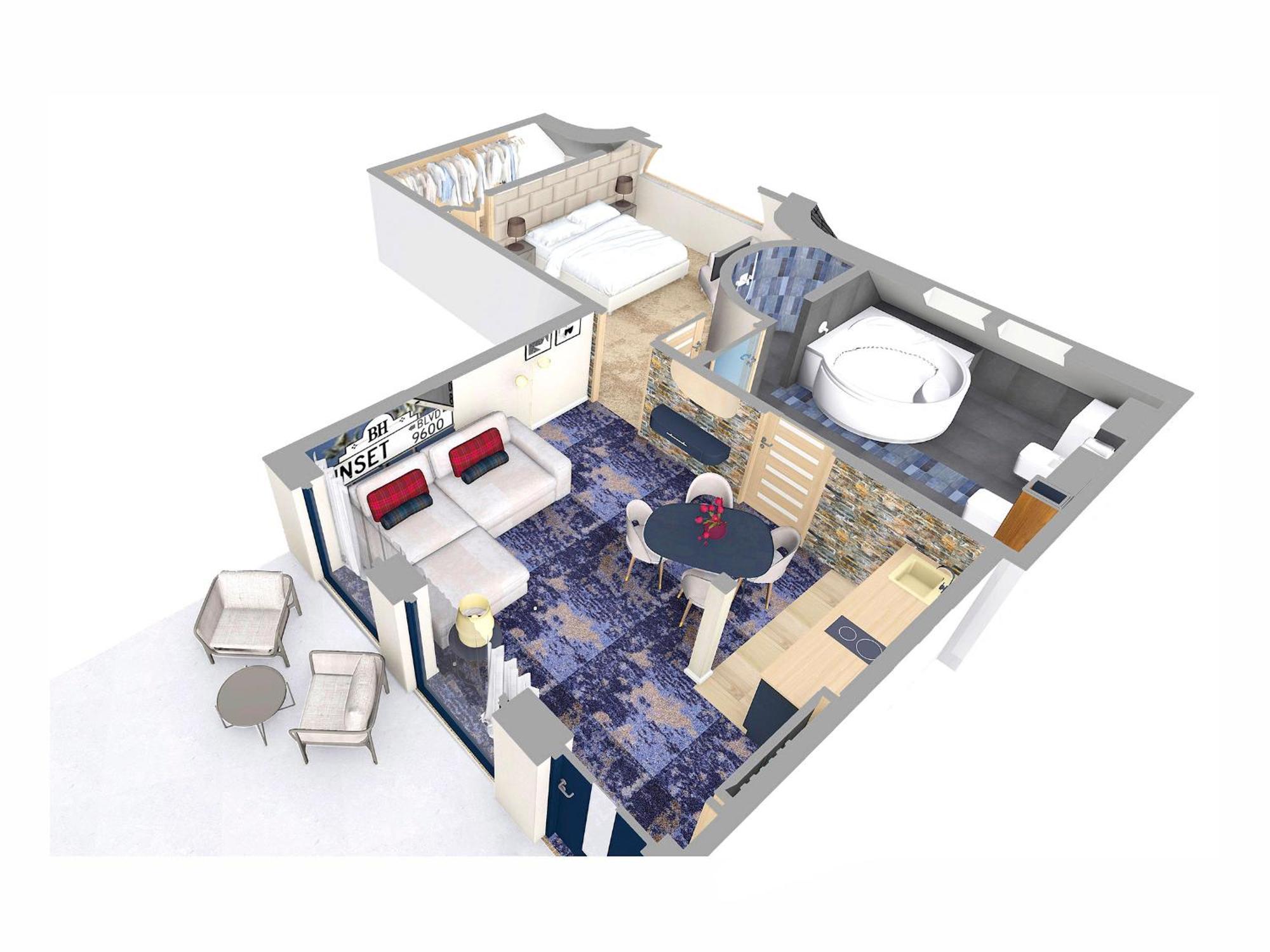 Boulevard Boutique Suites Леба Экстерьер фото